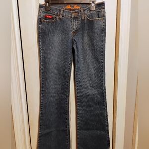 Kika Vargas Blue Boot Cut Jeans Classic Style